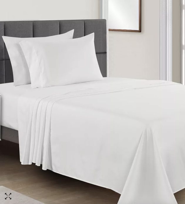 Microfiber Easy Care Solid 3-Pc. Sheet Set
